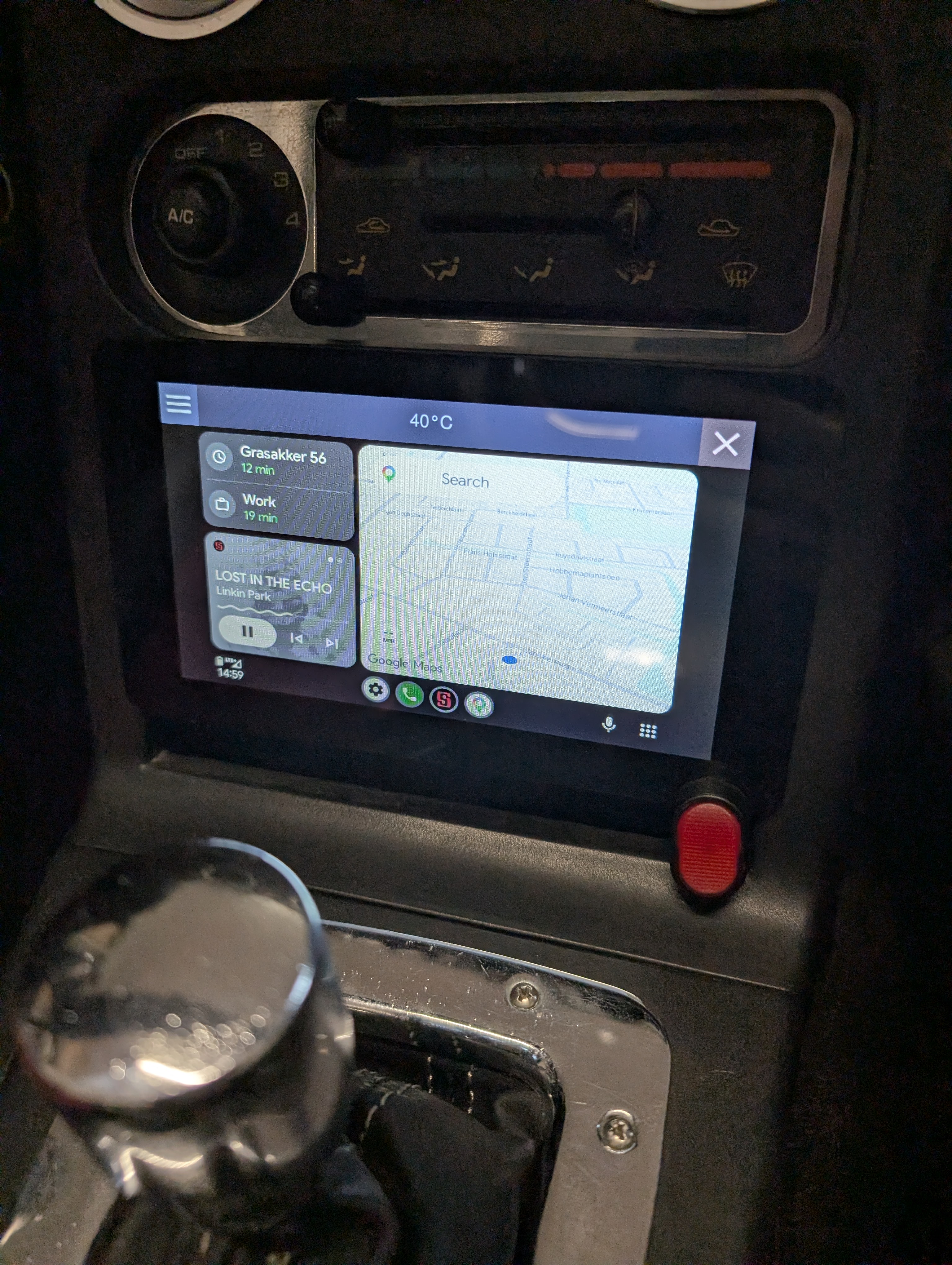 Android auto screen